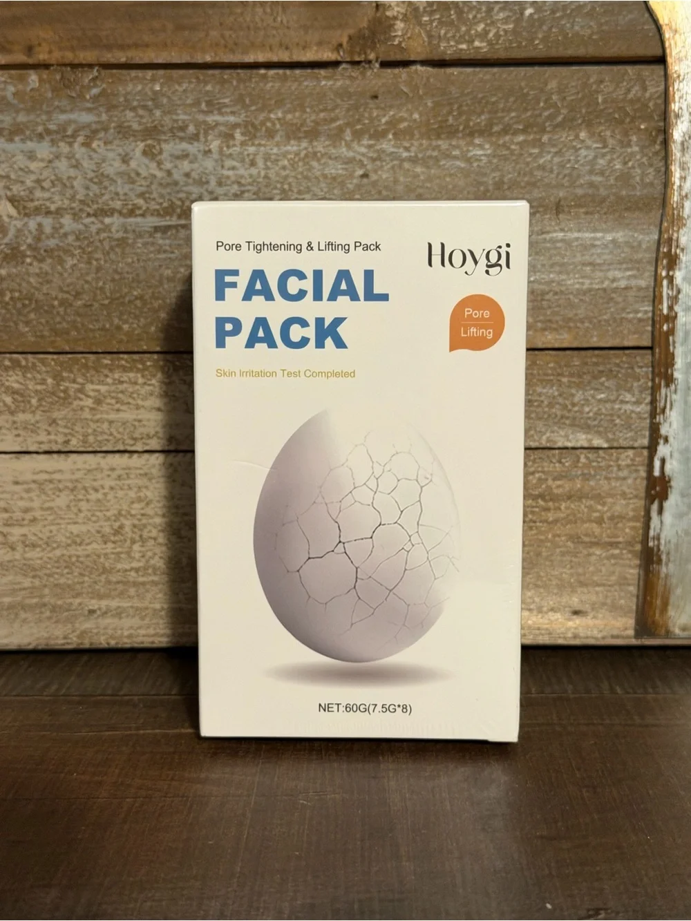 Hoygi Facial Pack Pore Tightening Lifting, 8 Masks, 7.5g Each